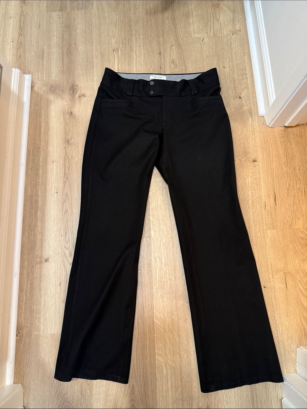 Banana Republic Black Bootcut Dress Pants